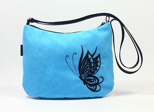 black butterfly on blue RękaProduction