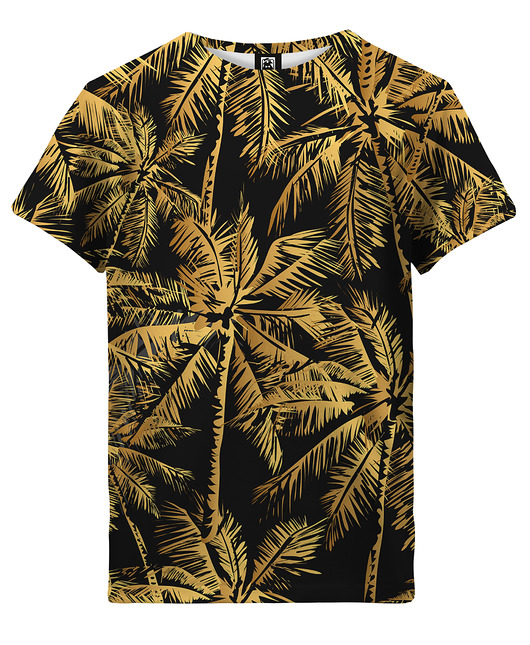t-shirty dla dziewczynki T-shirt Girl DR.CROW Gold Palms