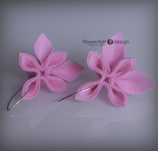 mini różowe FlowerFelt Design