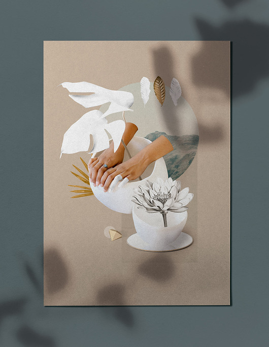 grafiki i ilustracje Kolaż TOUCH