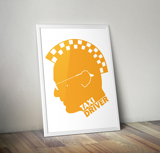 grafiki i ilustracje Plakat Taxi Driver