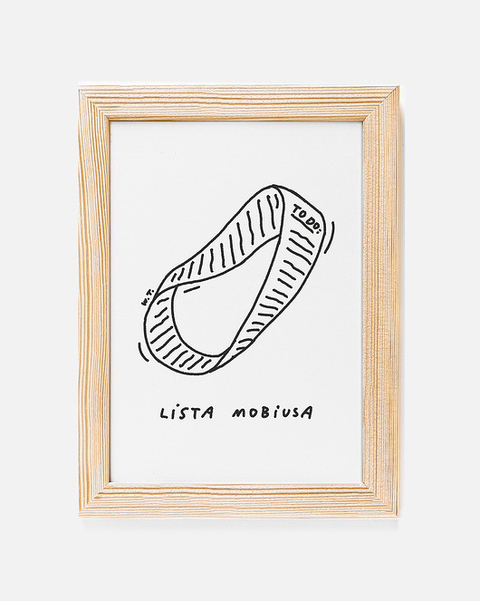 grafiki i ilustracje Print Lista Mobiusa
