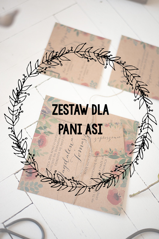 Dla Pani ASI! RUSTIC FLORAL 2 Papel