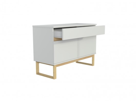 Komoda z szufladą styl skandynawski 100x40x70w VERYSIMPL