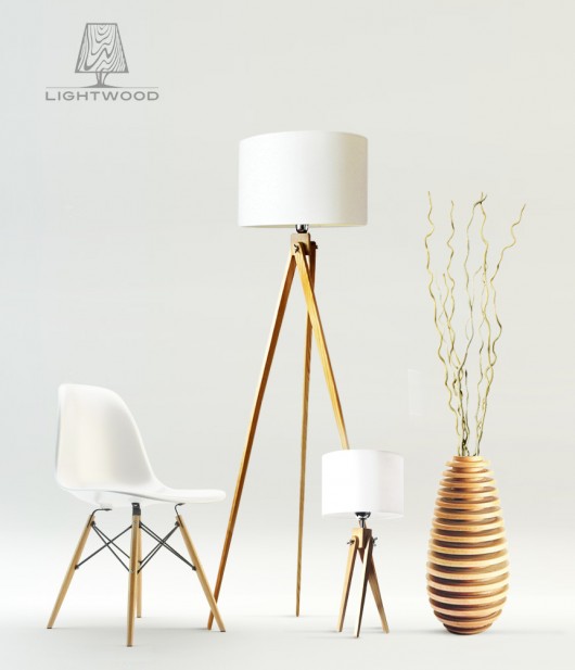 Lampa podłogowa, sztalugowa, trójnóg LW14-01-09 Lightwood