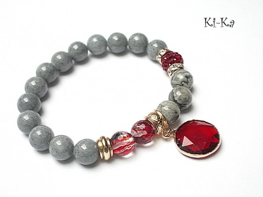 Kolekcja Rich - Carmine and grey /26.02.15/ KiKa pracownia