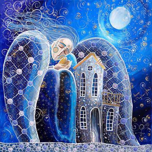 obrazy Dom to miejsce gdzie zaczynają się miłość nadzieja marzenia.  Giclee
