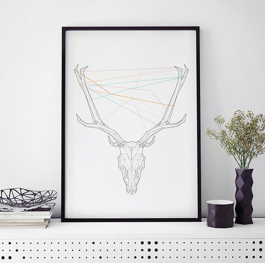 Plakat -50% OUTLET JELEŃ | 40 x 50 WISIMITU