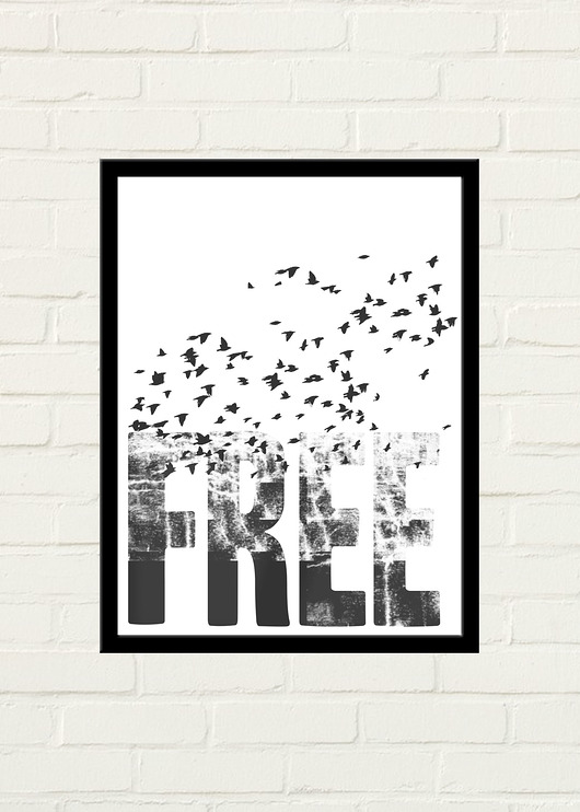 Free Plakat 30x40 GAU Home