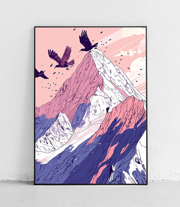 plakaty Plakat Górska harmonia przyrody