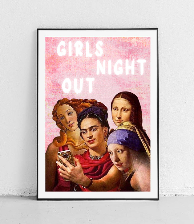 plakaty Plakat Sztuka na selfie