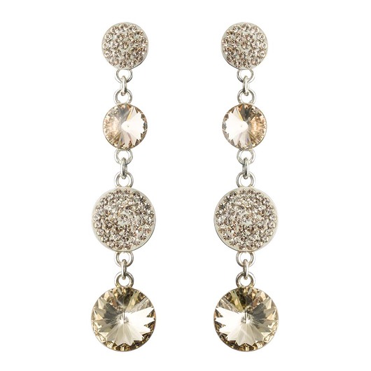 kolczyki swarovski Srebrne kolczyki z kryształami marki Swarovski