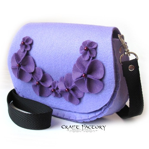 Popping Lavender - mała listonoszka Craft Factory