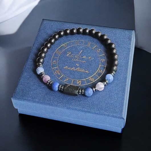 biżuteria męska PANNA - zodiac collection - bransoletka na gumce