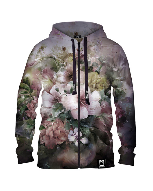 bluzy męskie Męska Bluza Expres Zamek DR.CROW Watercolor