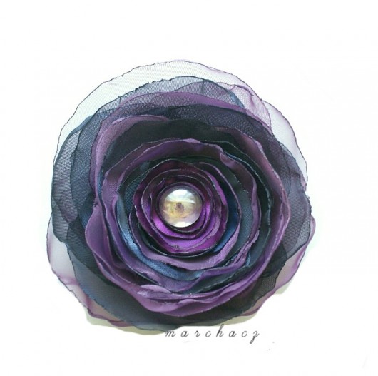 Smooth violet Manufaktura broszki