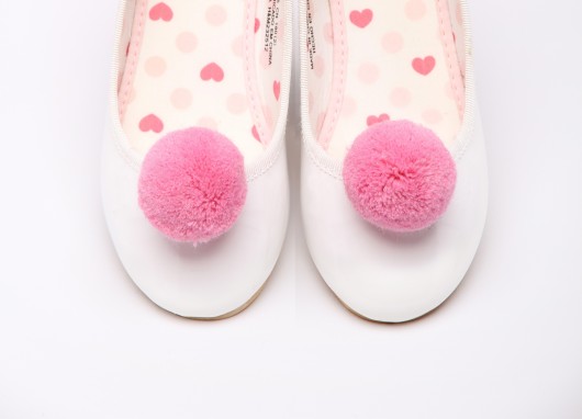Rabbit's Tail - Pink - klipsy do butów HowDoILook