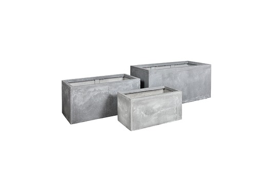 Doniczka, osłonka, korytko Grigio B, 79 cm Home Design