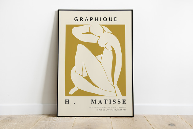 Henri Matisse  inspiracja, plakat wystawowy Pas De LArt