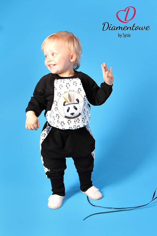 SPODNIE i BLUZA PANDA Benni