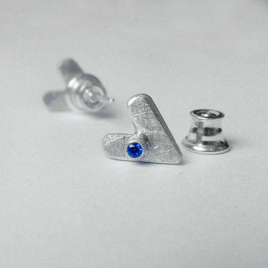 kolczyki srebrne Kolczyki srebrne SERDUSZKO