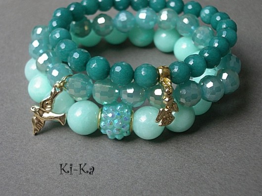 Blue sky 9 - bransoletka KiKa pracownia