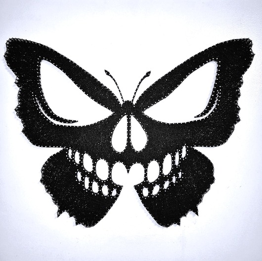 obrazy Motyl Czaszka obraz