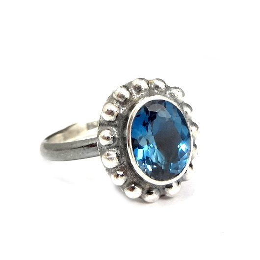 topaz london blue barokowo Pracownia Neores