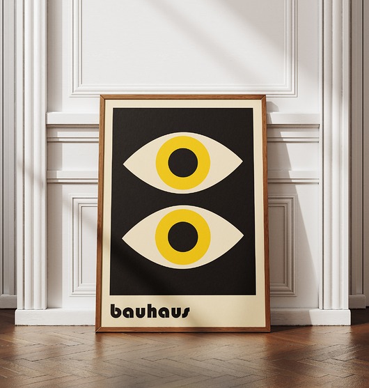 plakaty Minimalistyczny plakat - Bauhaus #22 - Do salonu, sypialni, biura