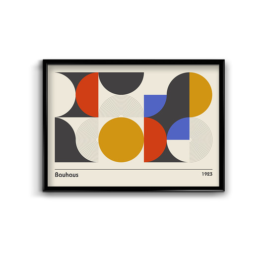 plakaty Plakat Bauhaus Geometry No.1