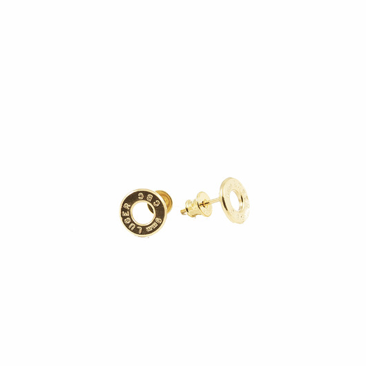 kolczyki pozłacane Kolczyki pozłacane Blank Bullet Studs Gold