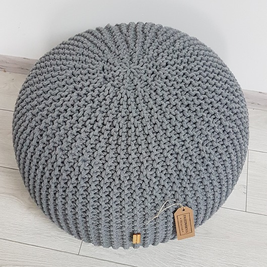 pufy do siedzenia Pufa NORWAY ze sznurka bawełnianego