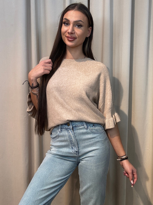 swetry damskie  Sweter Balza Beige