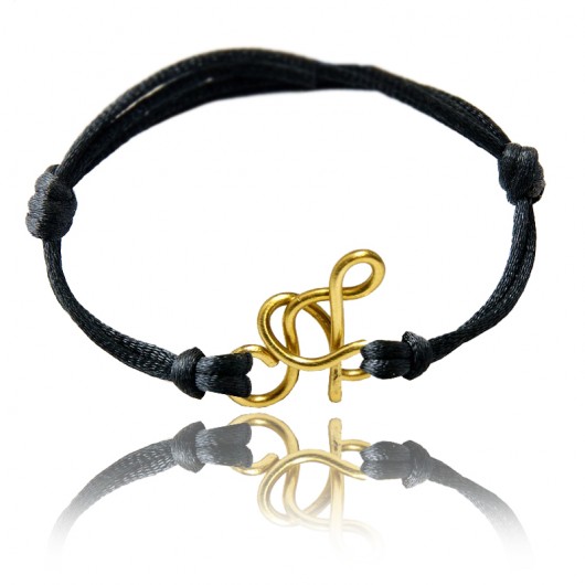 Literka - brass big - satyna SHEandHE