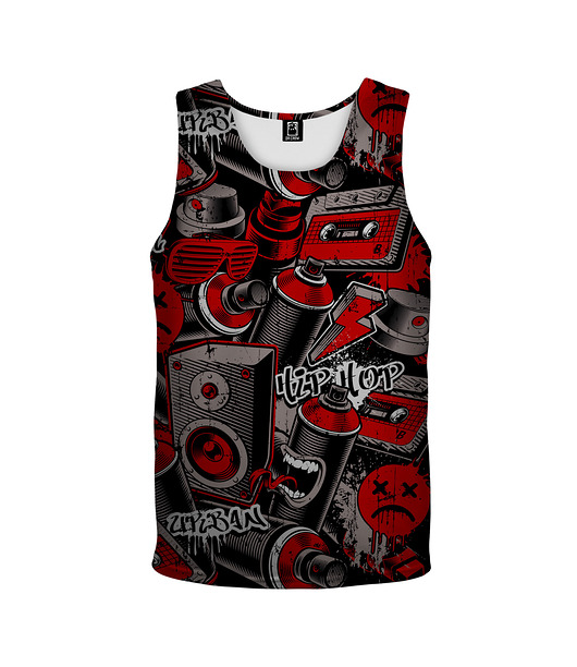 t-shirty dla chłopców Bokserka Top Boy DR.CROW Graffiti Spray