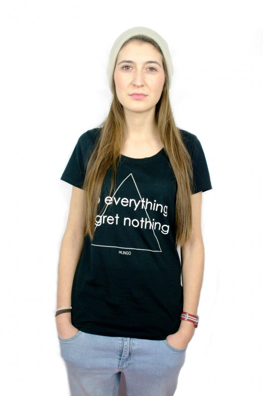 DO EVERYTHING REGRET NOTHING koszulka damska S M MUNGO