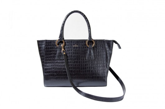 Torba  TOTUS, czarna midi TOTUS BAGS