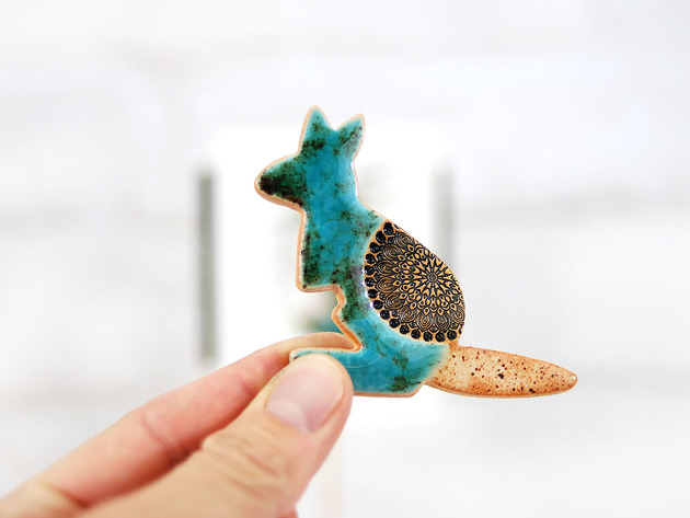 magnesy Ceramiczny magnes na lodówkę - kangur