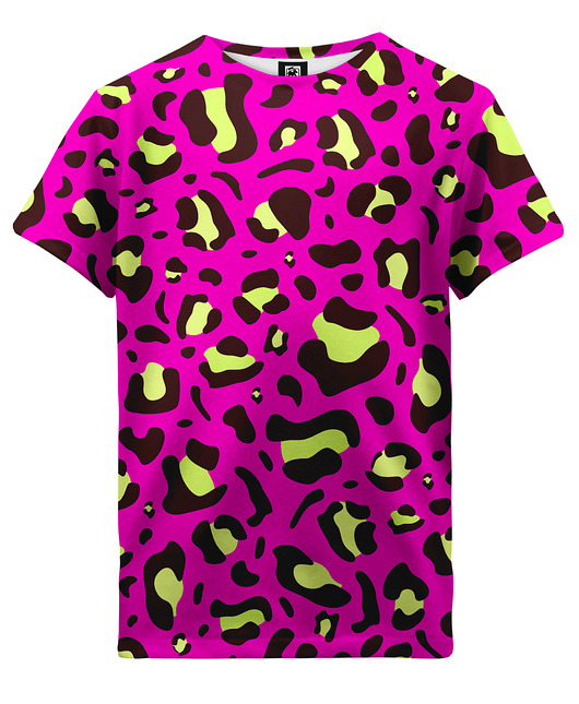 t-shirty dla dziewczynki T-shirt Girl DR.CROW Panterka Pink