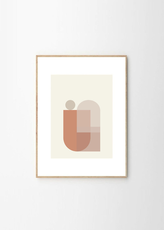 grafiki i ilustracje PLAKAT abstrakcyjny geometryczny minimalistyczny 