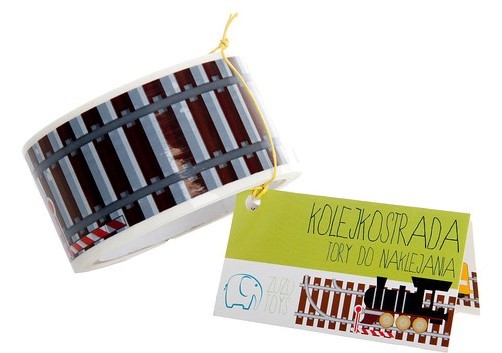 Kolejkostrada - naklejane tory ZUZU TOYS