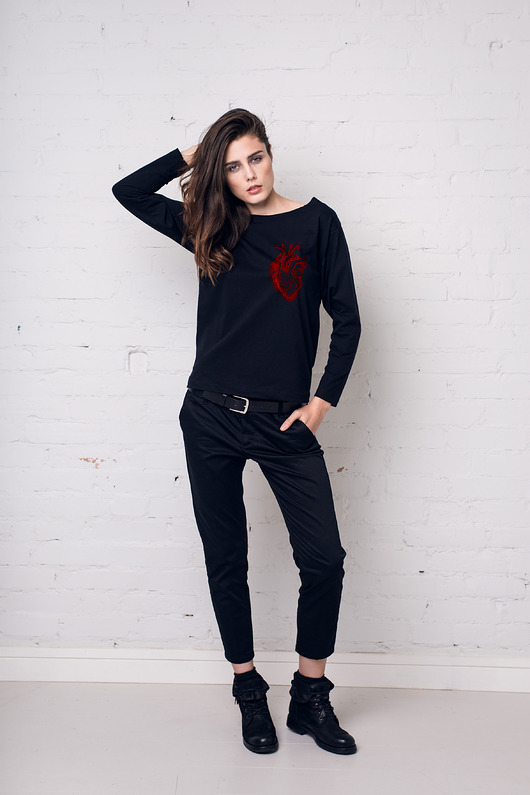 HEART Bluzka Oversize GAU great as You