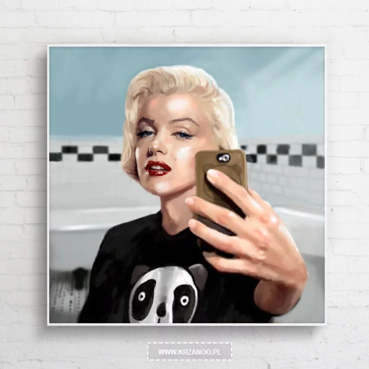 obrazy Obraz na płótnie "Monroe Selfie"
