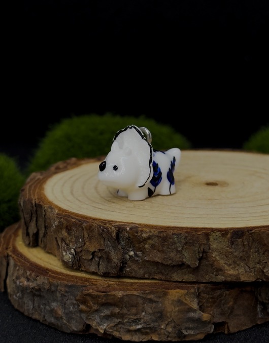 wisiory Wisiorek z mini zwierzątkami, wisiorek dinozaur