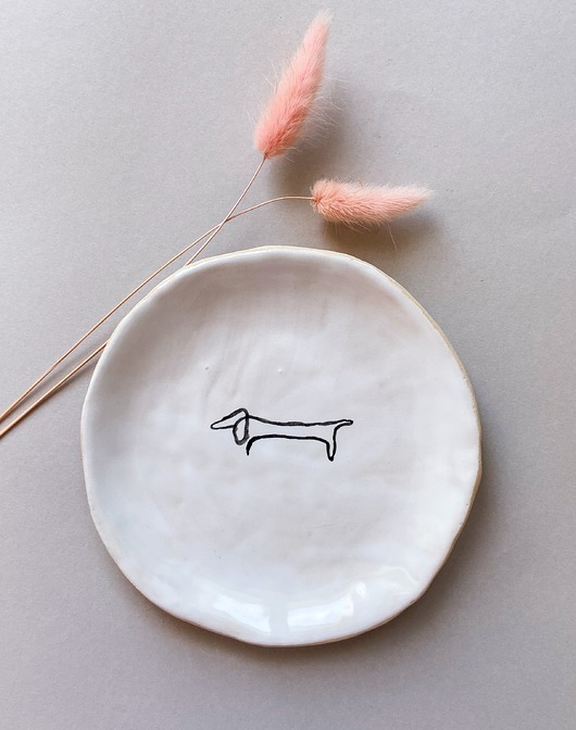 talerzyk jamnik nobo ceramics