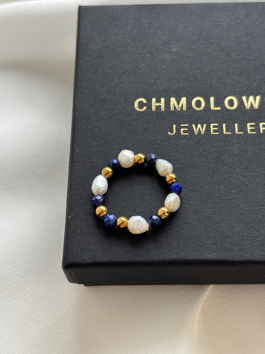 pierścionki elastyczne Pierścionek elastyczny Lapis Lazuli