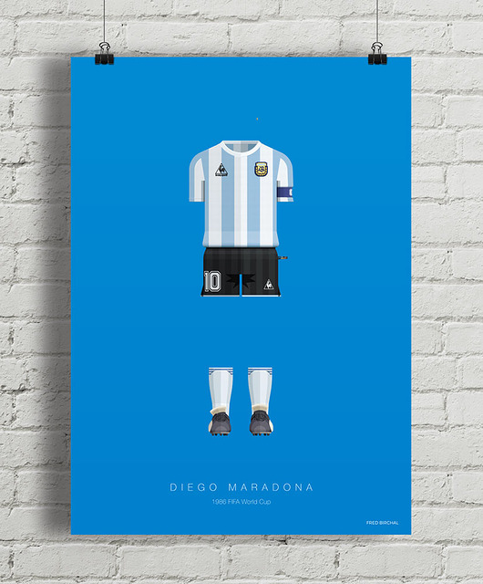 plakaty Maradona - plakat - piłka nożna