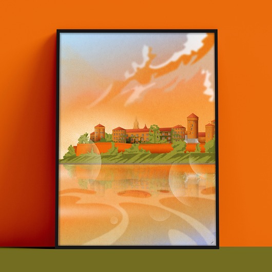 plakaty Wawel, Wisła, Kraków plakat