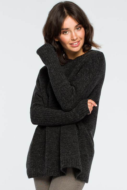 Sweter - antracytowy(BK-009) Be