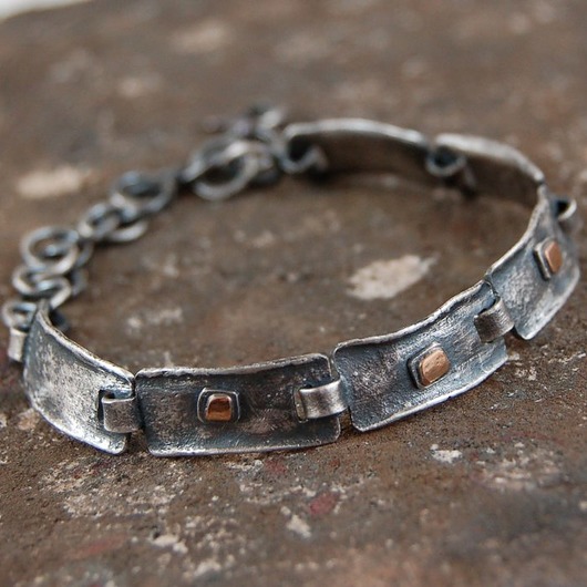 bransoletki wire wrapping srebro, złoto ...